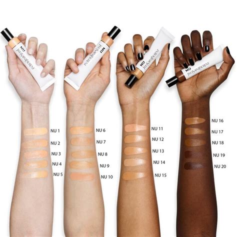 ysl skin tint swatches